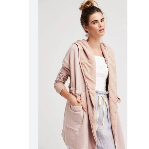NWT Free People Studio City Cardi $148 SMALL Rose - Picture 4 of 8